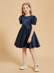 Scoop Neck Cap Sleeve Knee-Length Flower Girl Dresses