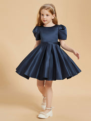 Scoop Neck Cap Sleeve Knee-Length Flower Girl Dresses