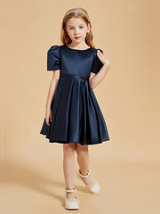 Scoop Neck Cap Sleeve Knee-Length Flower Girl Dresses