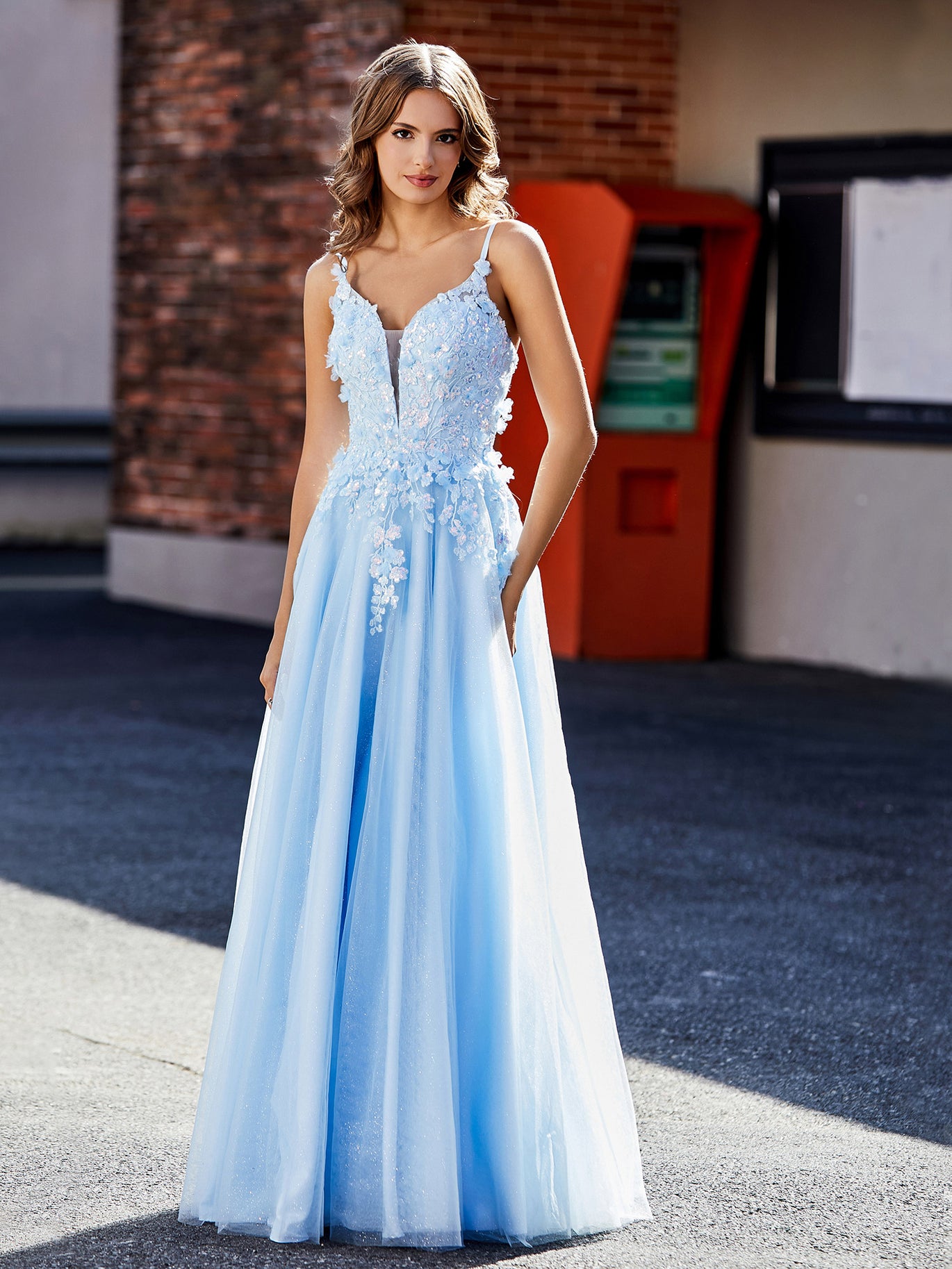 BABARONI BABARONI Tulle Lace Yellow Prom Dresses A-line Spaghetti Straps Appliqued Lace Ruched, Yellow / US0 BABARONI BABARONI Tulle Lace Yellow Prom Dresses A-line Spaghetti Straps Appliqued Lace Ruched, Yellow / US0
