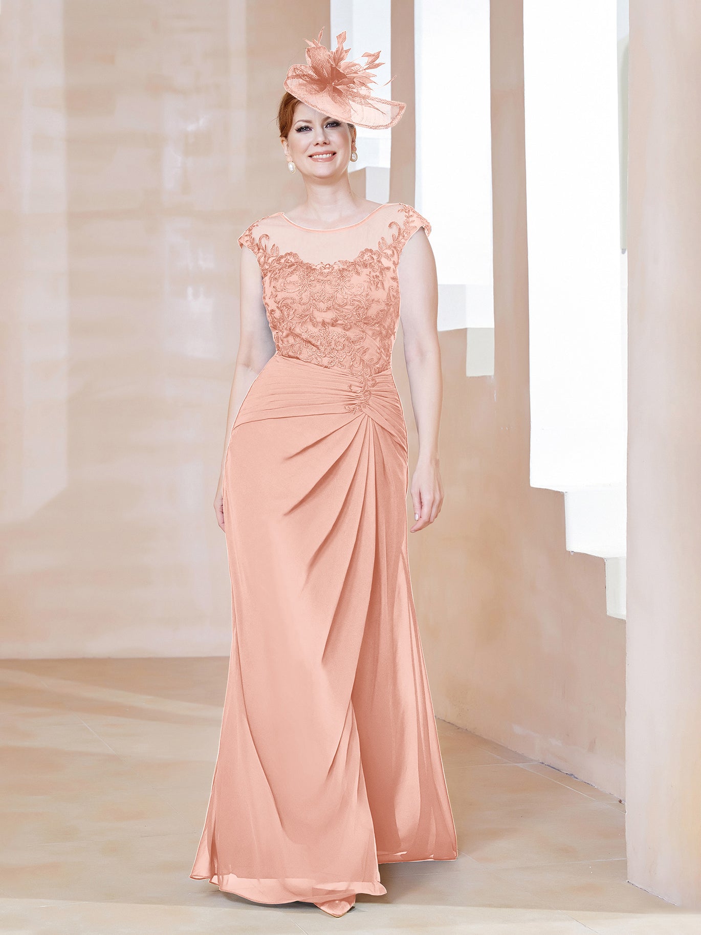 Coral Mother of the Bride Dresses  BABARONI