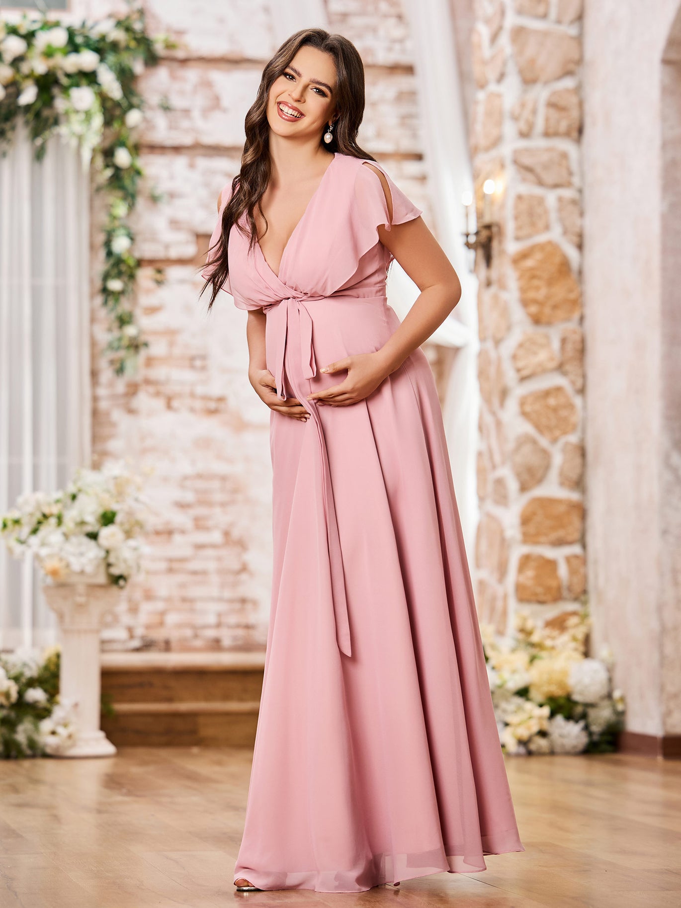 Maternity Bridesmaid Dresses BABARONI Maternity Bridesmaid Dresses BABARONI