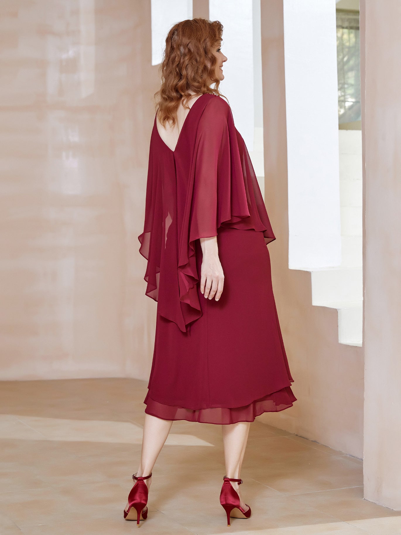 princess polly baby blue dress HVEOO Womens Short Sleeve Cocktail Dress, Church Dresses for Wedding Guest,  Modest Prom Party Dress, Burgundy Size M