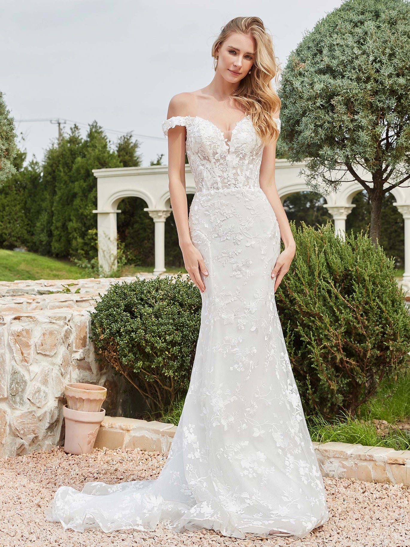 maxi lace dress white Lace Detail White Maxi Dress | Trendy Women's Clothing main image 0