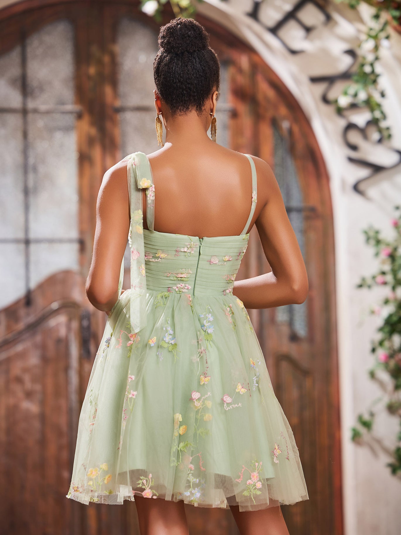 BABARONI Stretch Satin Azalea Homecoming Dresses A-line Sweetheart Ruched  Pleated Backless