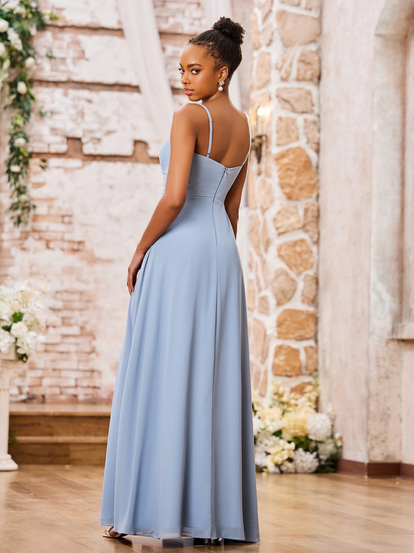 Dusty Blue Bridesmaid Dresses