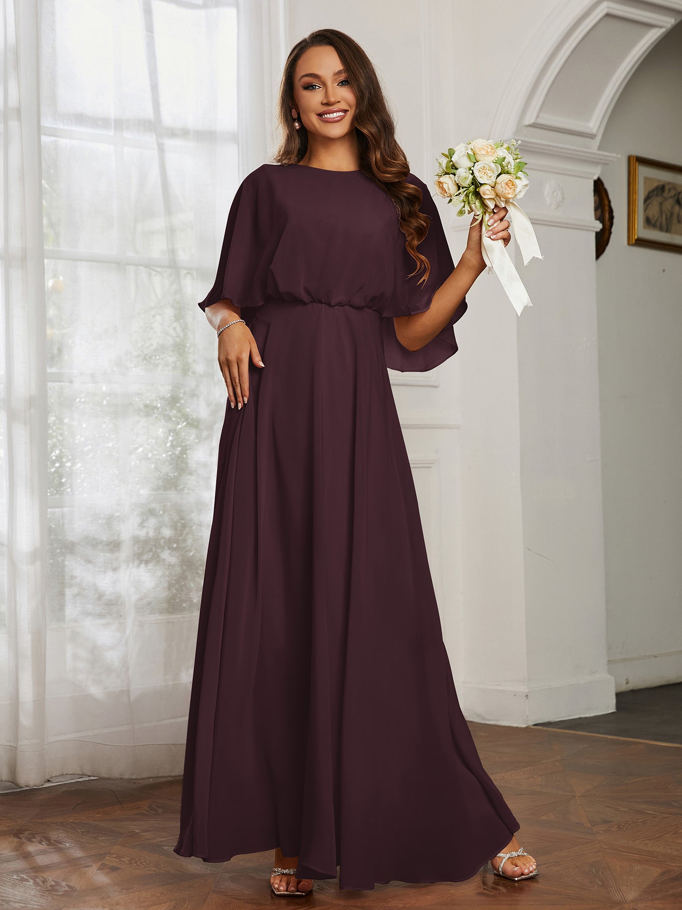 Modest Bridesmaid Dresses BABARONI Modest Bridesmaid Dresses BABARONI