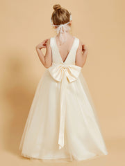Beaded Beauty Flower Girl Dresses with Tulle Elegance
