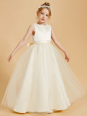 Beaded Beauty Flower Girl Dresses with Tulle Elegance