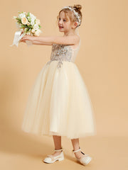 Enchanting Flower Girl Dresses with Tulle and Appliqued Details