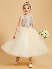 Enchanting Flower Girl Dresses with Tulle and Appliqued Details