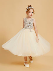 Enchanting Flower Girl Dresses with Tulle and Appliqued Details