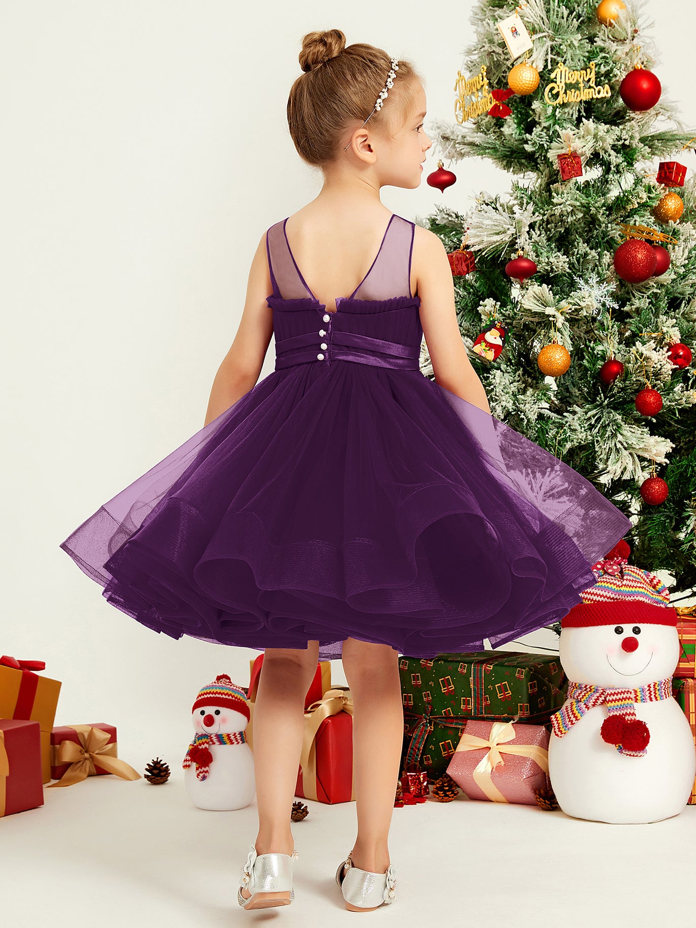 Girls Christmas Dresses - Festive Style & Seasonal Cheer BABARONI Girls Christmas Dresses - Festive Style & Seasonal Cheer BABARONI