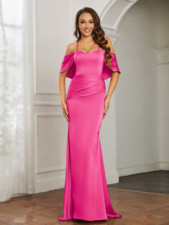 Sweetheart Neckline Satin Mermaid Prom Dress Azalea