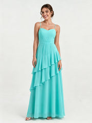 Tiered Ruffle Sweetheart Gown with Lace-Up Back Spa