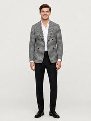 Peak Lapel Single Vent Men's Blazer
