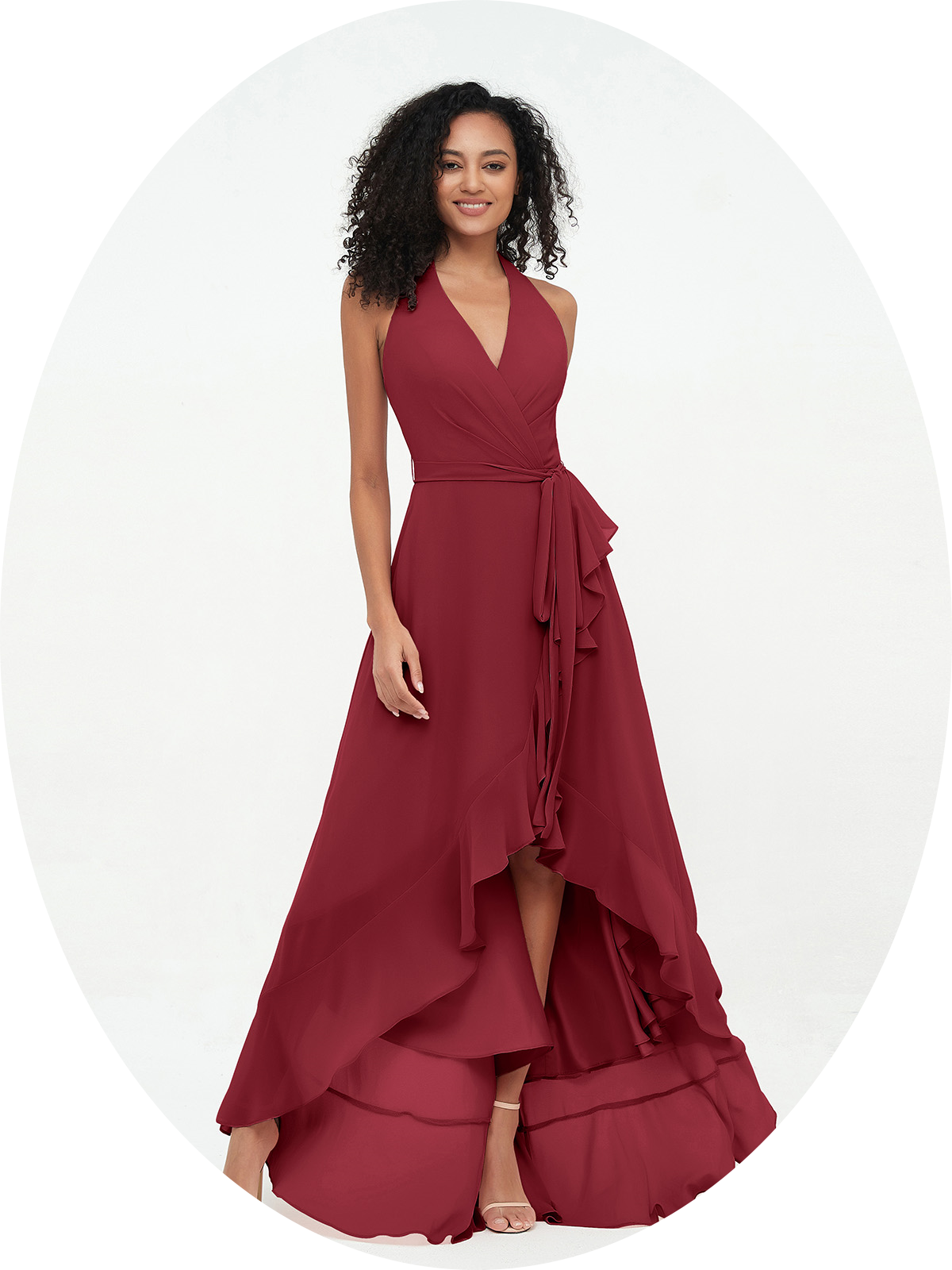 ASYMMETRICAL BRIDESMAID DRESSES