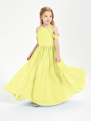 Dreamy Off the Shoulder Bridesmaid Gown for Junior Daffodil