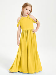 Dreamy Off the Shoulder Bridesmaid Gown for Junior Marigold