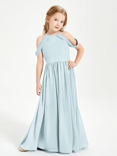 Dreamy Off the Shoulder Bridesmaid Gown for Junior Mist