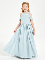Dreamy Off the Shoulder Bridesmaid Gown for Junior Mist