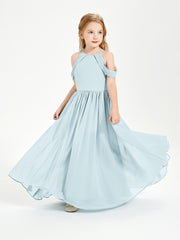 Dreamy Off the Shoulder Bridesmaid Gown for Junior Mist