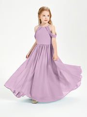Dreamy Off the Shoulder Bridesmaid Gown for Junior Wisteria