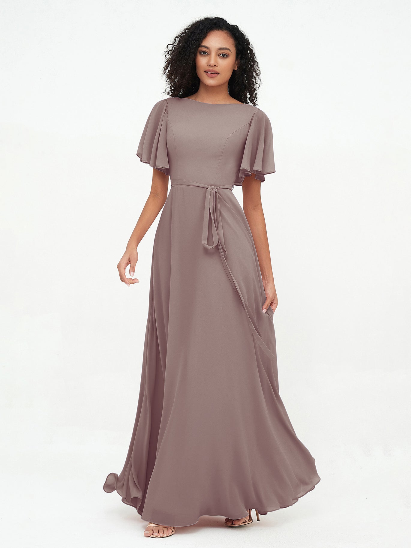 All Purples Bridesmaid Dresses BABARONI All Purples Bridesmaid Dresses BABARONI