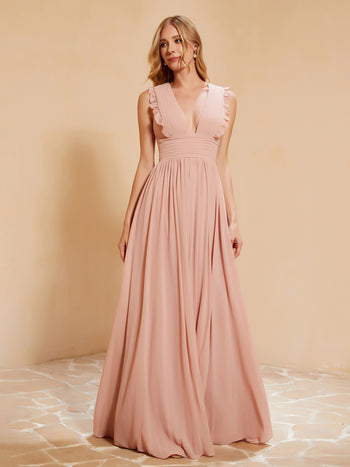 Vintage Mauve Bridesmaid Dresses - Free Custom Sizing BABARONI Vintage Mauve Bridesmaid Dresses - Free Custom Sizing BABARONI