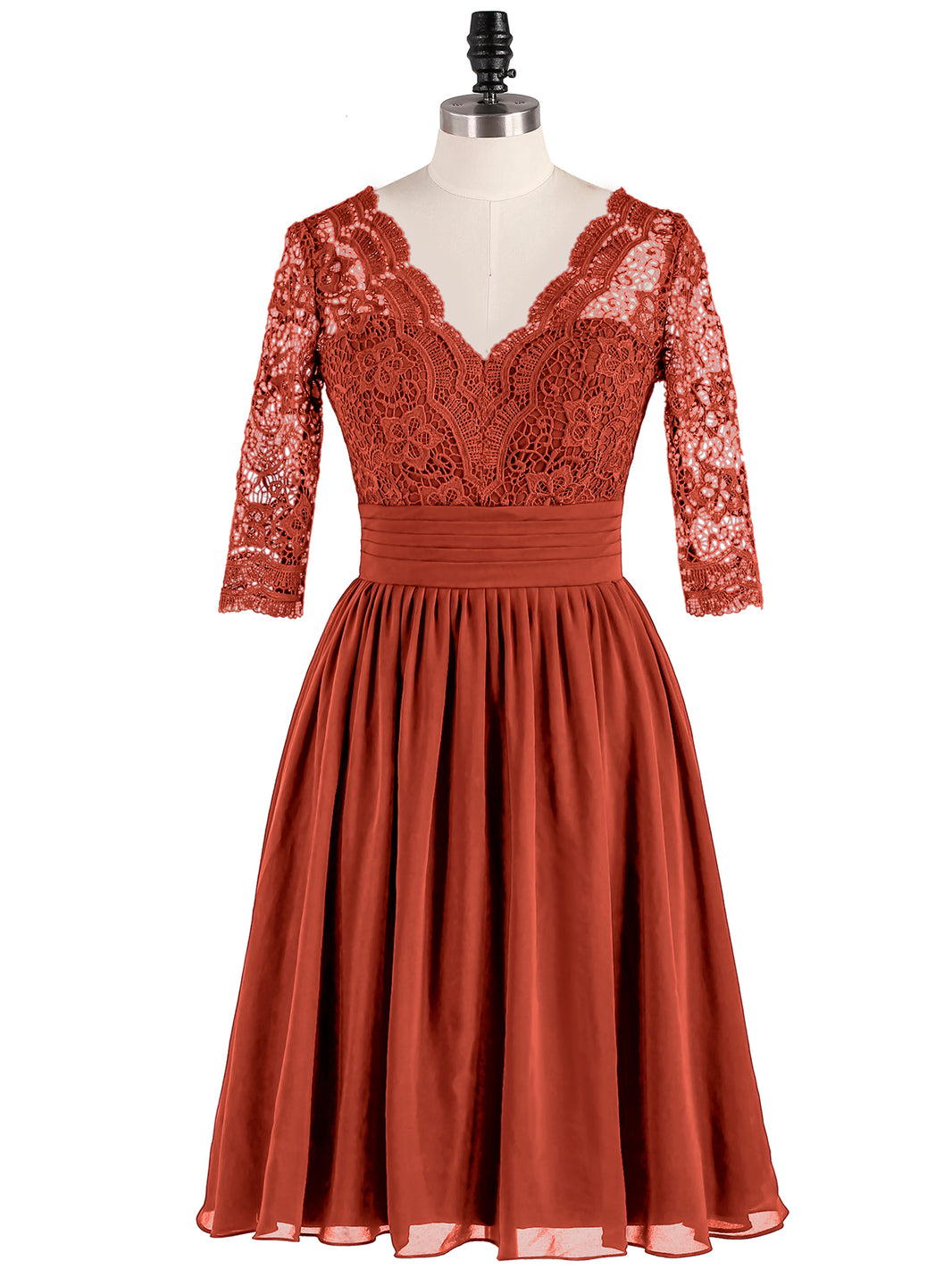chinese dress ladies Zapaka Women Sheath Bridesmaid Dress with Lace-Up Back Black Red Long Wedding Party Dress, Black Red / US4