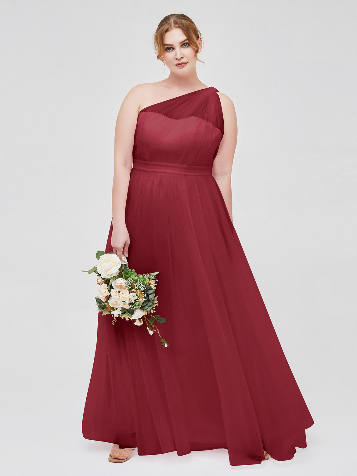 Burgundy Bridesmaid Dresses - For Fall Winter Weddings BABARONI Burgundy Bridesmaid Dresses - For Fall Winter Weddings BABARONI