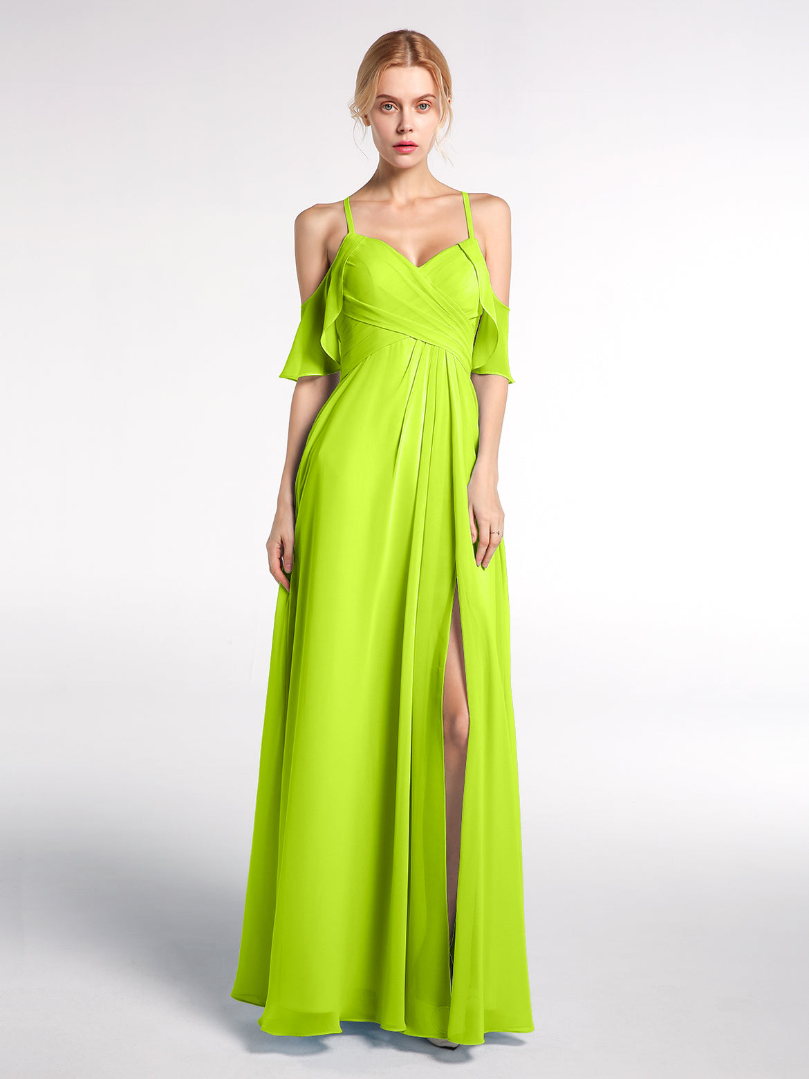 Lime-Green Bridesmaid Dresses - For Spring Summer Wedding  BABARONI