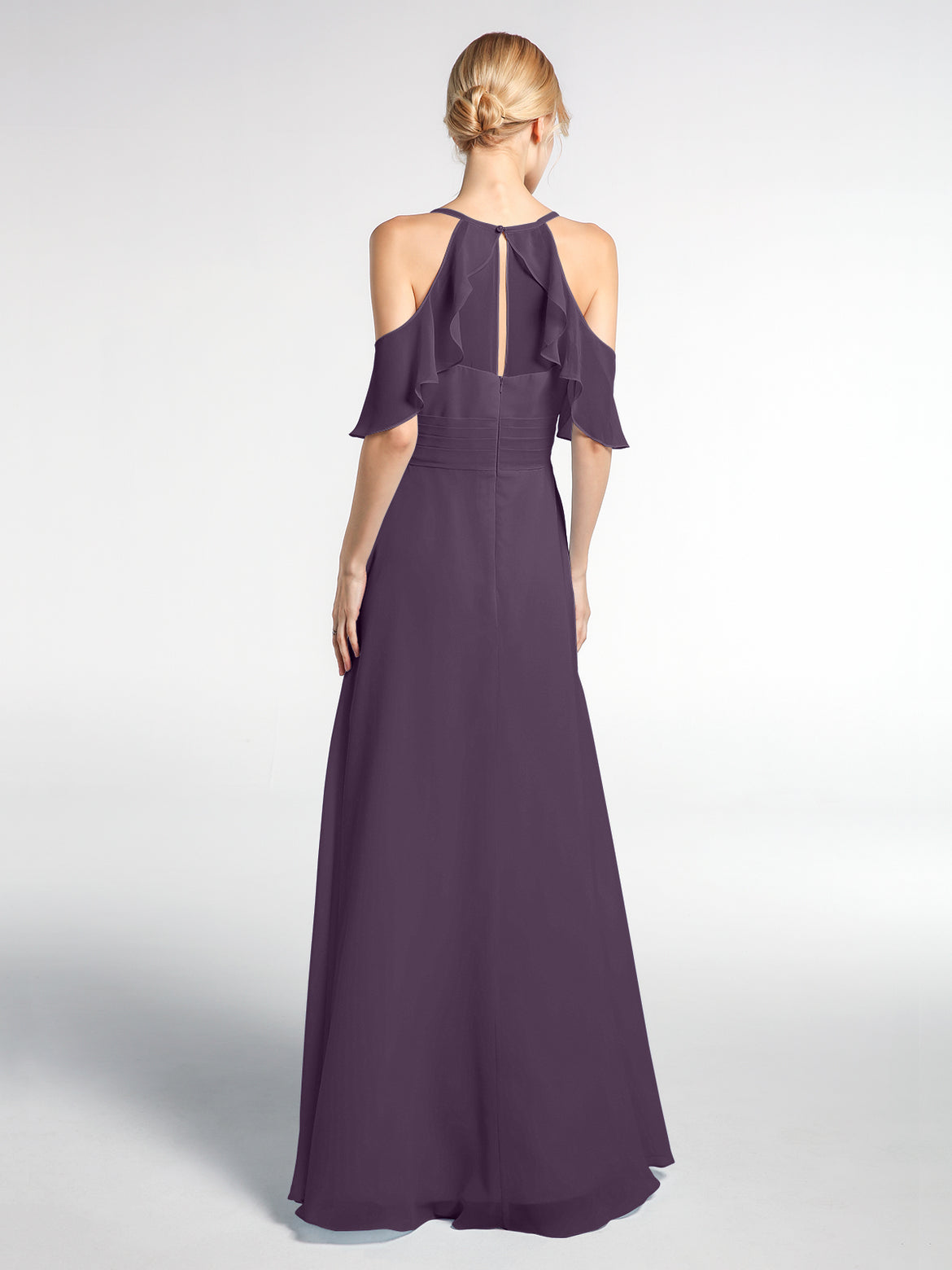 pleated skirt bridesmaid dress A-line Casual Wedding Dress with Pleated Skirt – loveangeldress main image 1
