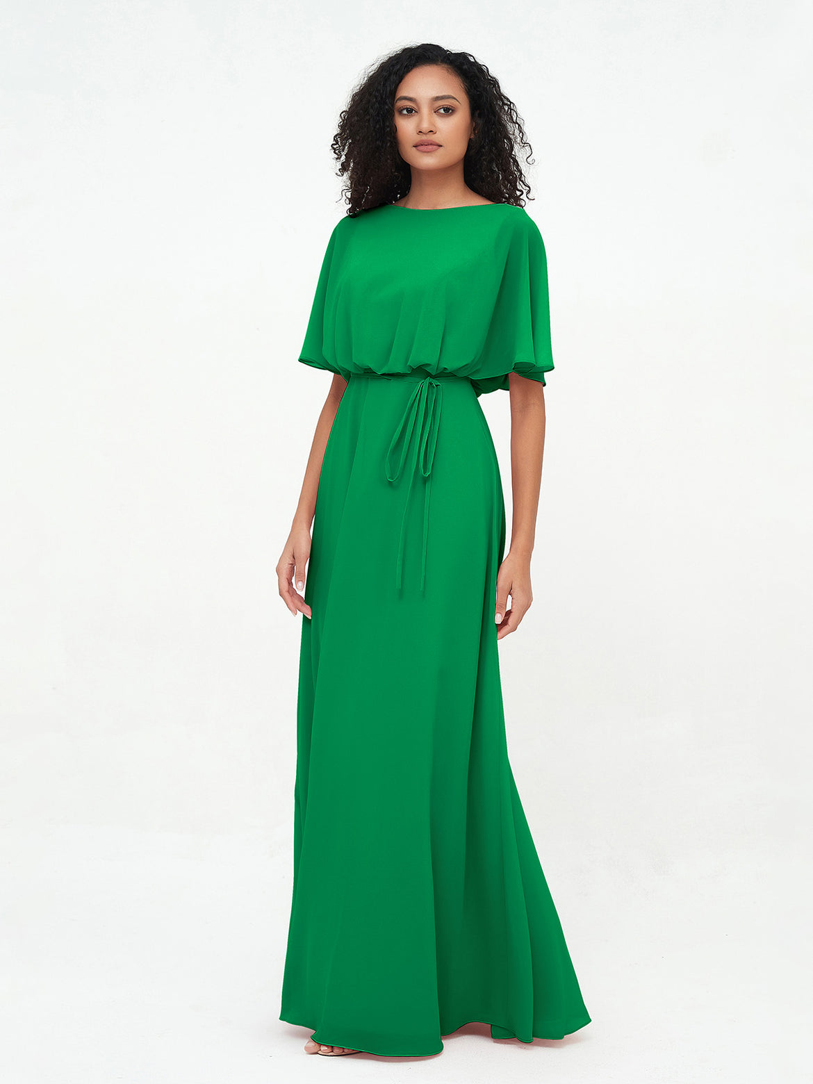 dress for christmas day Olympe Green Long Sleeve Smocked Bride Jacket Fun Costumes Women's Full Style:Halter-Neck By the end of