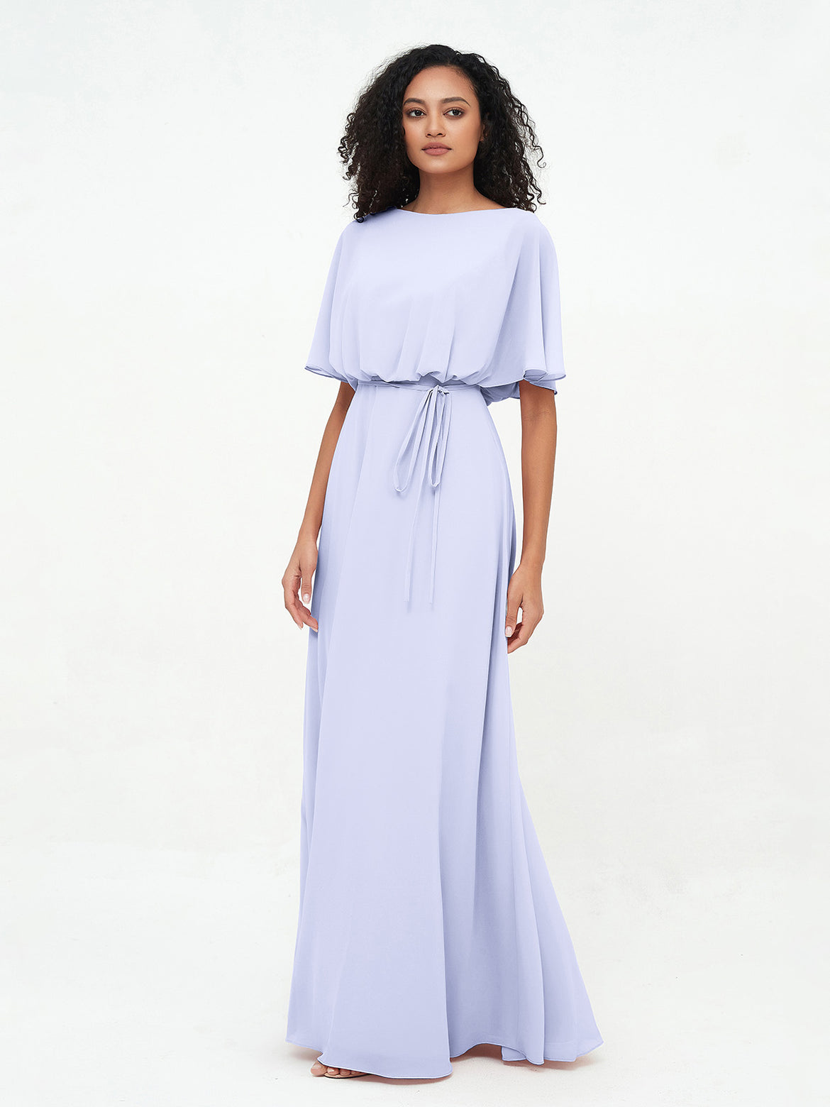 sachin and babi light blue dress Lavender Bridesmaid Dresses main image 0