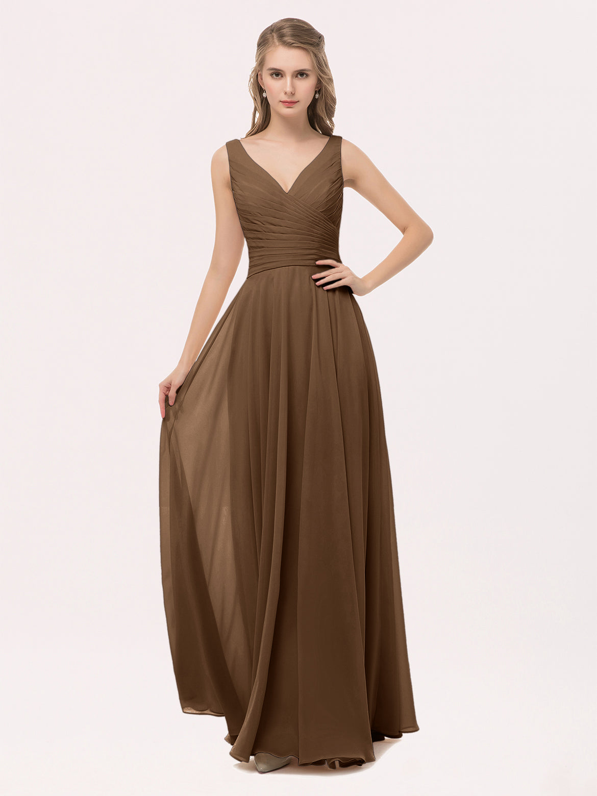 Brown Bridesmaid Dresses BABARONI Brown Bridesmaid Dresses BABARONI