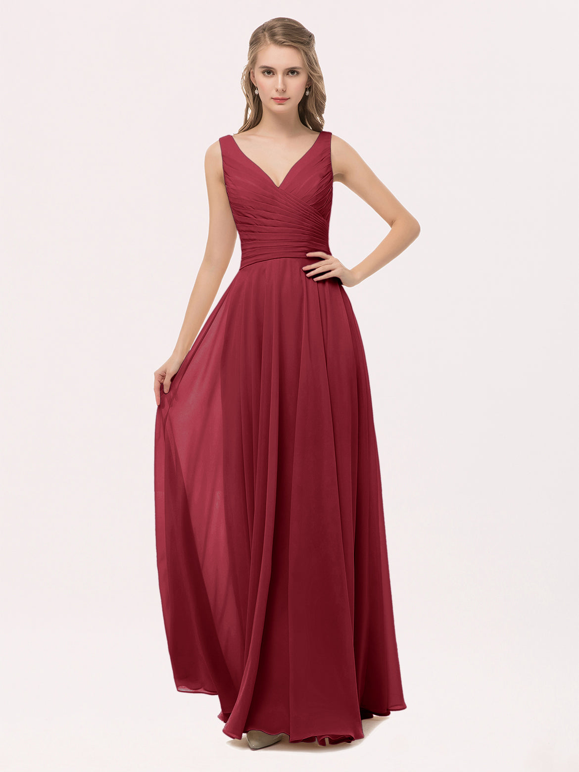 Burgundy Bridesmaid Dresses - For Fall Winter Weddings  BABARONI