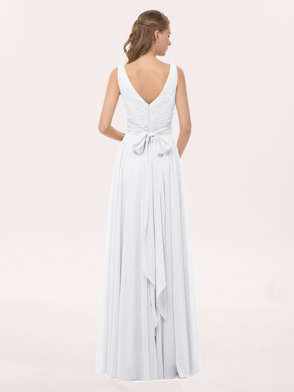 crepe bridesmaid dresses uk Cute White Wedding Dress