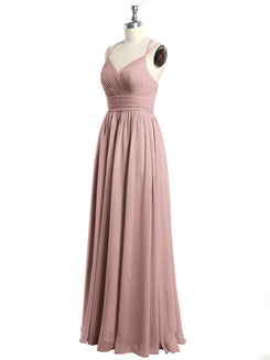 Strapless Maxi Dresses with Sweetheart Dusty Rose