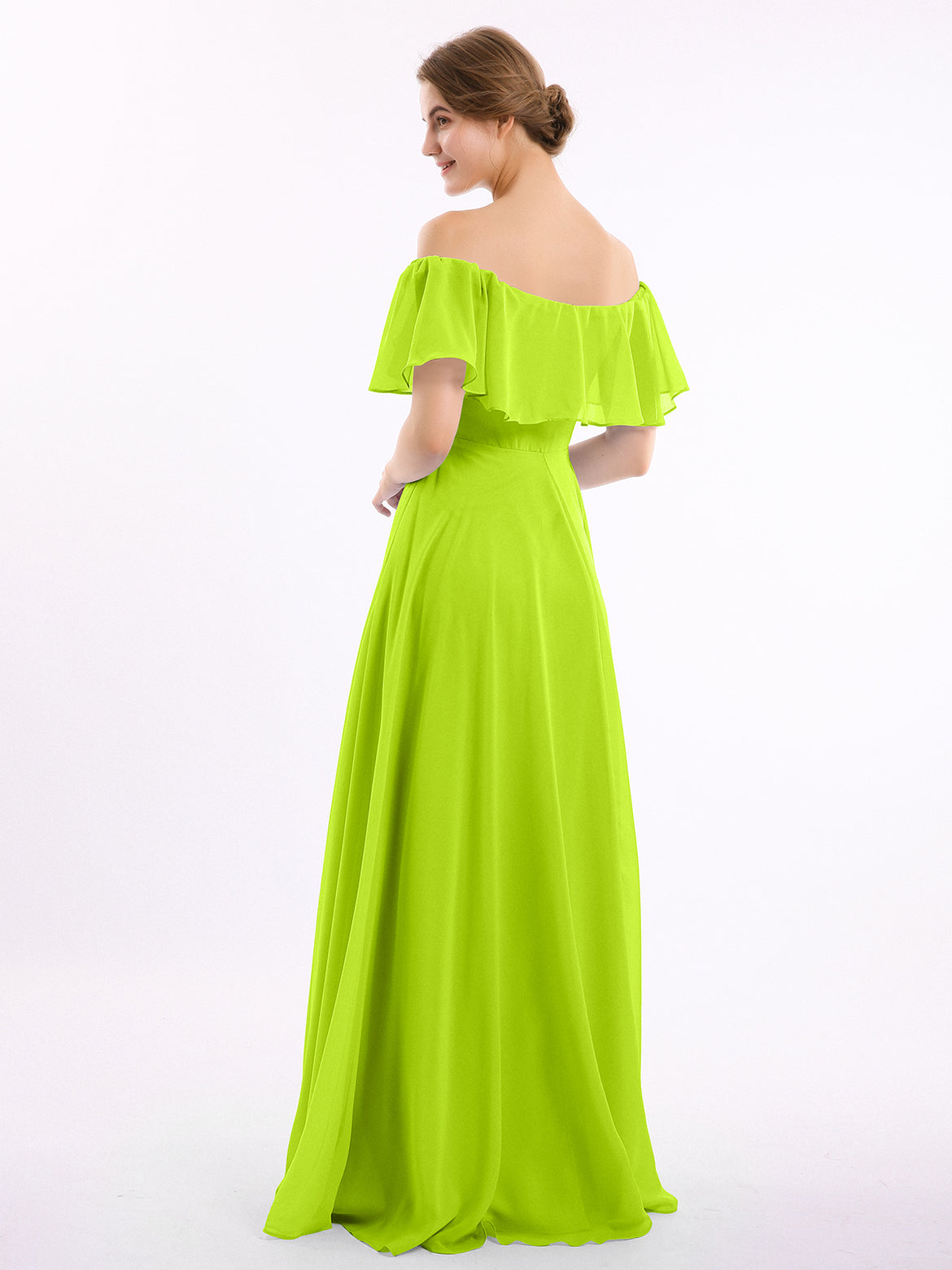 bridesmaid dresses high low hemline Eva Flute Skirt Strapless Bridesmaid Dress main image 0