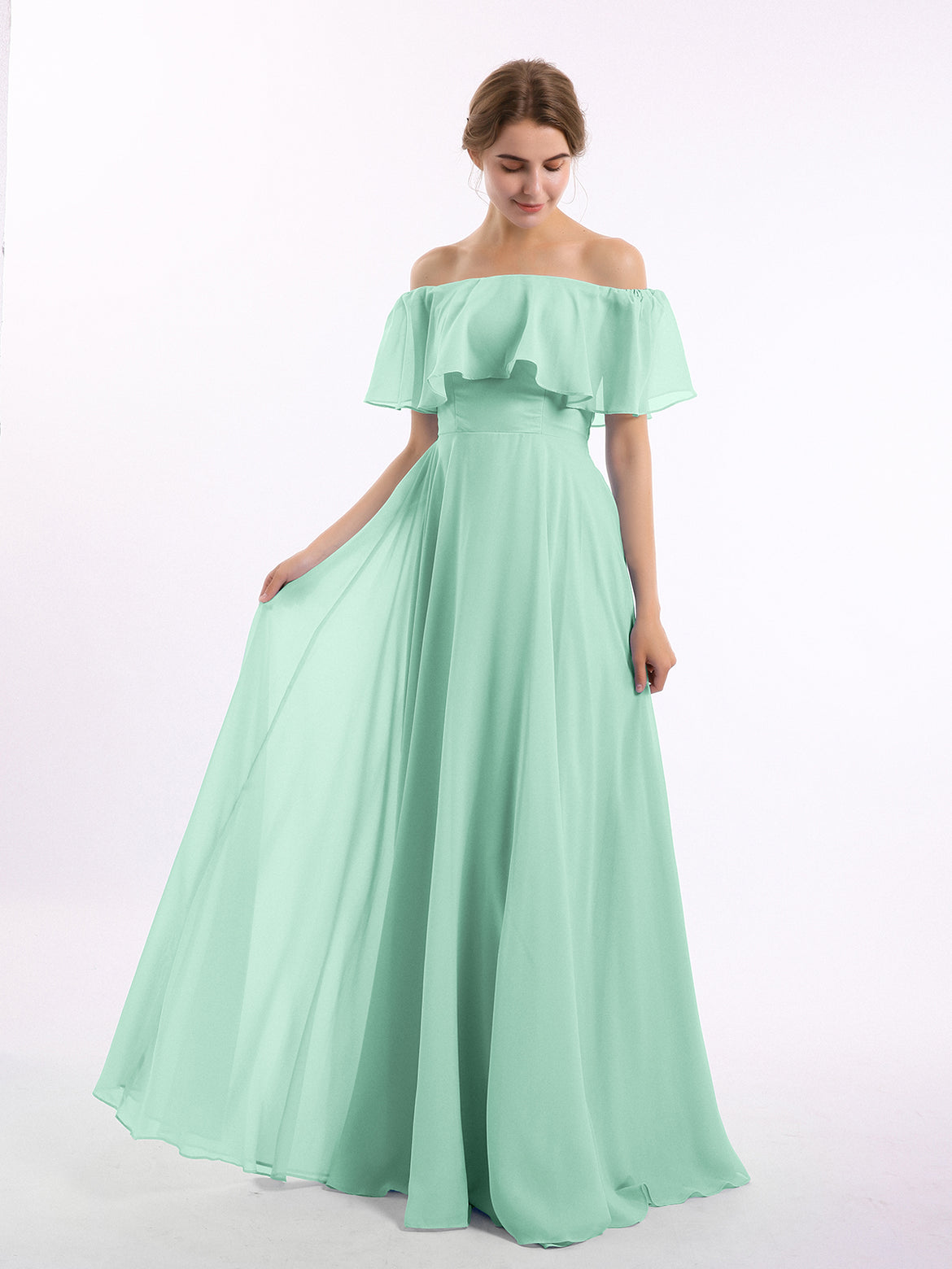 Mint Green Bridesmaid Dresses For Spring Summer Weddings BABARONI Mint Green Bridesmaid Dresses For Spring Summer Weddings BABARONI
