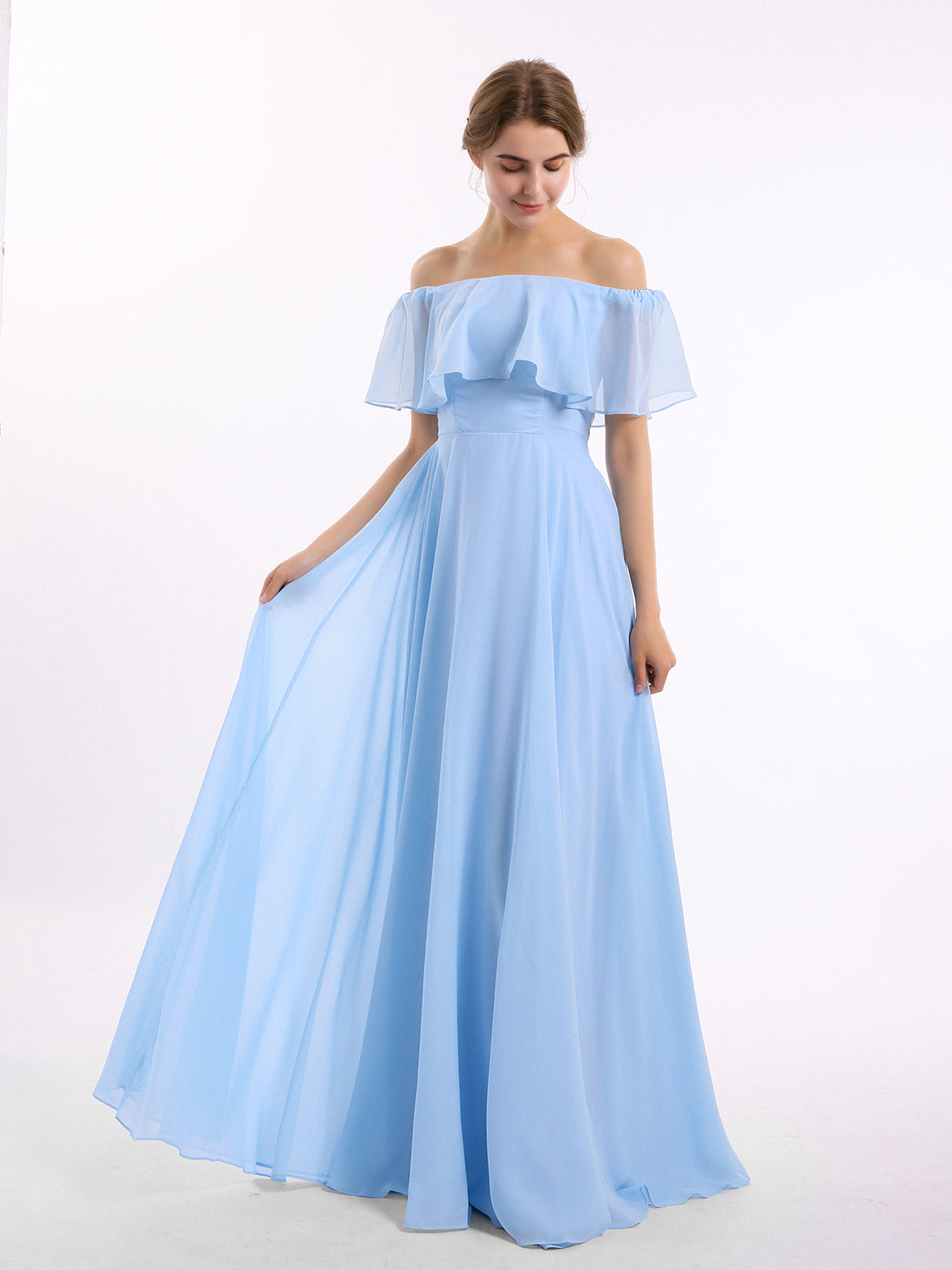 Sky Blue Bridesmaid Dresses  BABARONI