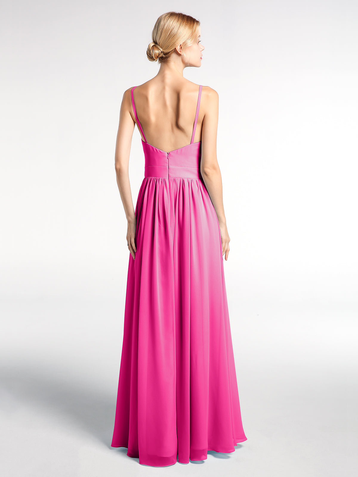 deep fuchsia silk, CHIFFON