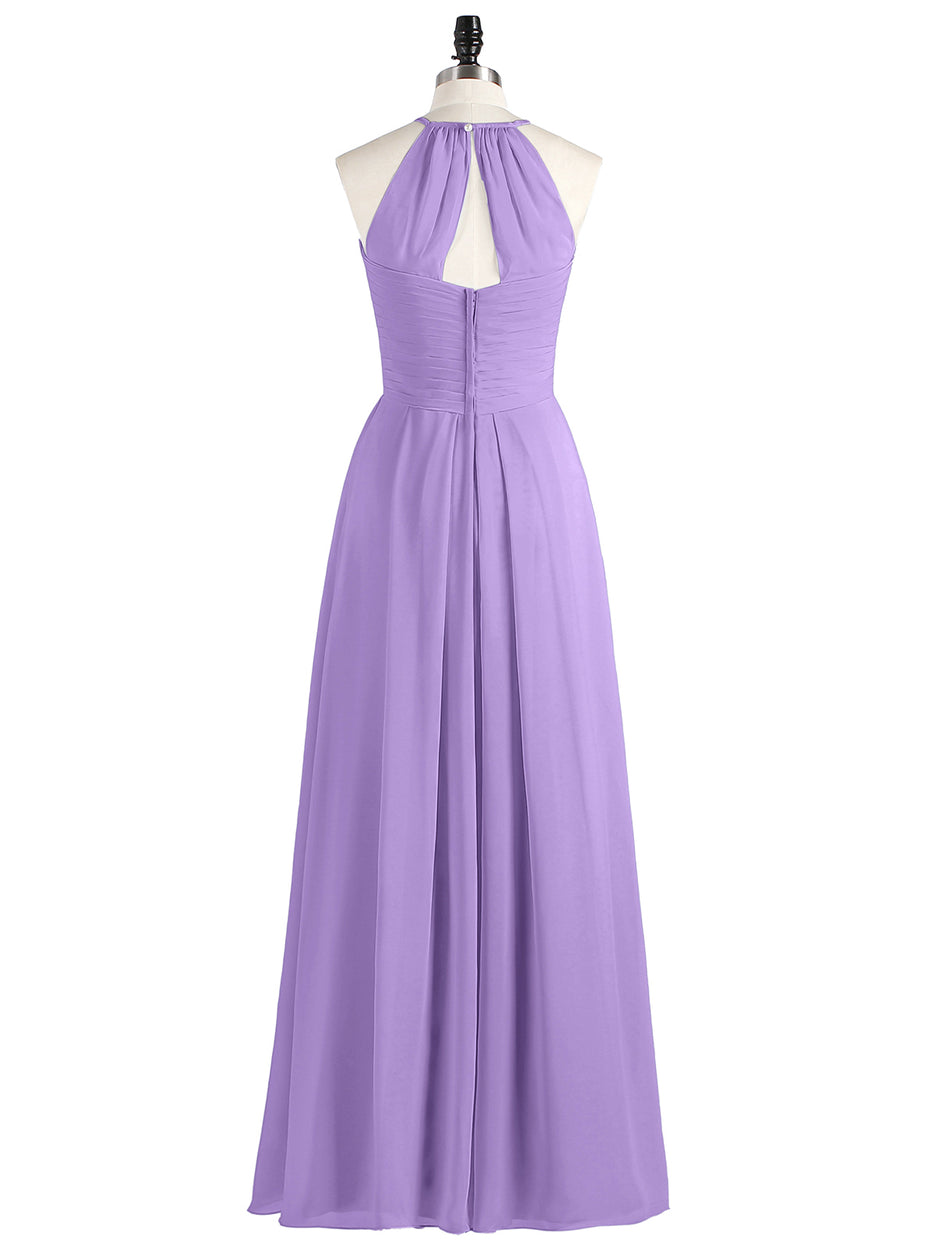 Halter Illusion Long Boho Tulle Dresses Tahiti