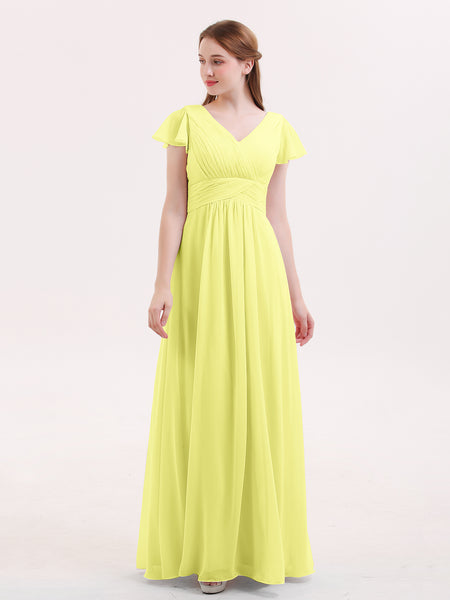 daffodil bridesmaid dress Daffodil Cowl Neck Satin Sheath Bridesmaid Dress