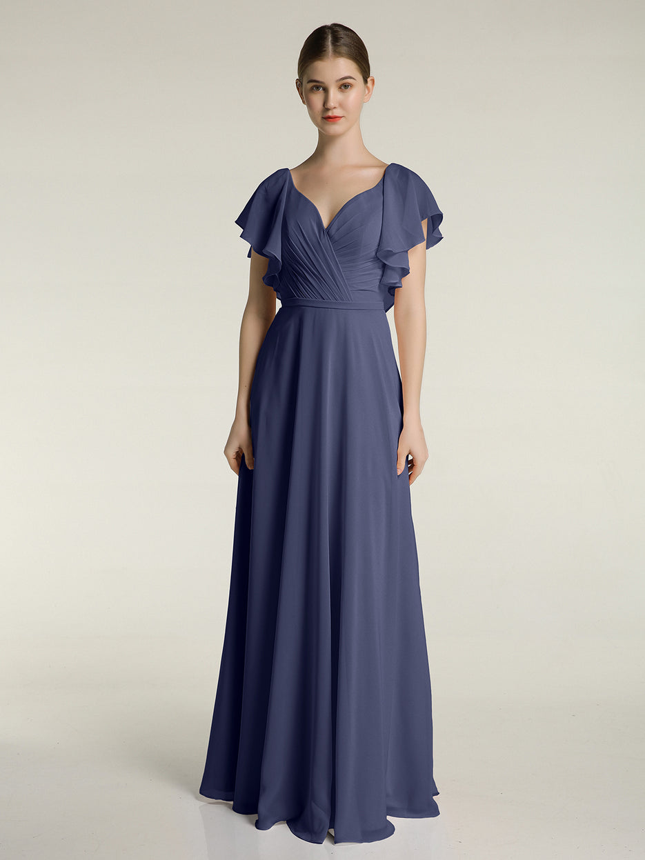 Chiffon Strapless Dresses with Sweetheart Peach Plus Size