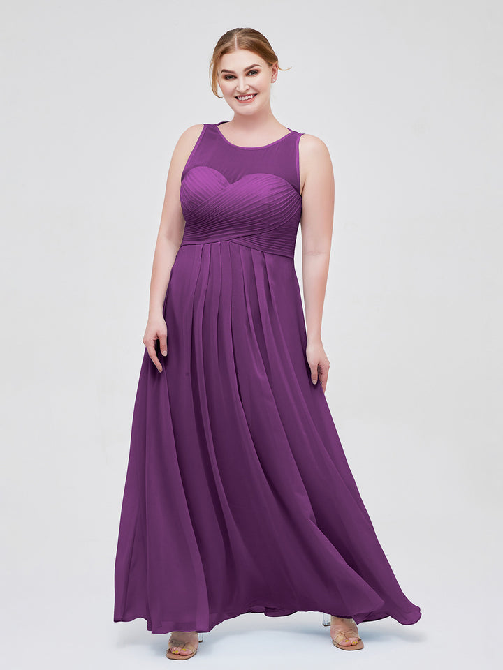 Sweetheart Neck Empire Short Chiffon Dresses Wisteria