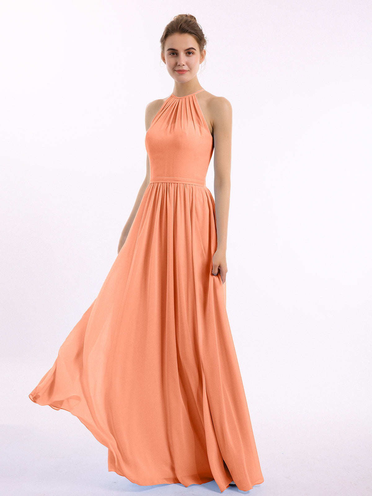 j crew chiffon bridesmaid dress Long Victoria Lilac Chiffon Bridesmaid Dress Floor Length Lilac Party –  DaisyFormals-Bridesmaid and Formal Dresses in 59+ Colors main image 1