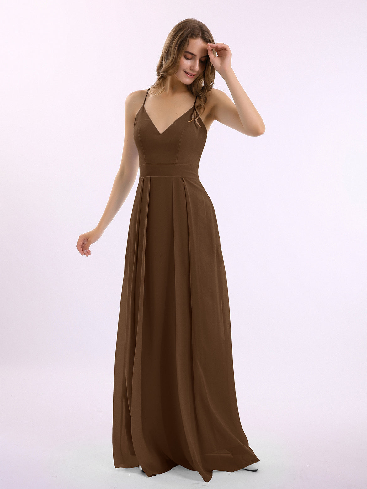 Brown Bridesmaid Dresses BABARONI Brown Bridesmaid Dresses BABARONI