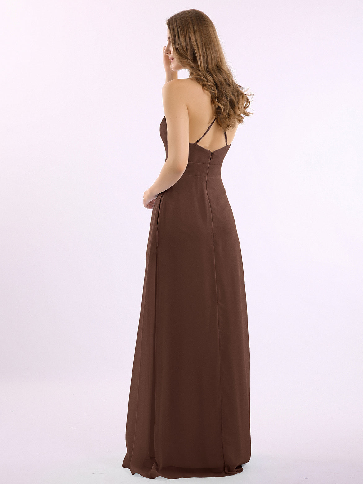 Chocolate Bridesmaid Dresses BABARONI Chocolate Bridesmaid Dresses BABARONI
